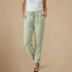 Women’s elastic waist drawstring pants