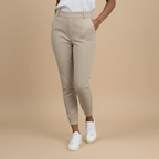 Women's high waist cuffed pants