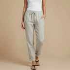 Women’s elastic waist drawstring pants