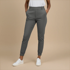 Women's high waist cuffed pants