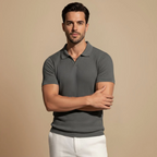 Men's short sleeve slim fit polo shirt