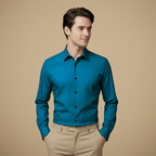 Men’s long sleeve shirt button down fit