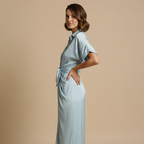 Women's summer casual v-neck long dress