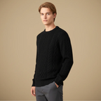 Men’s long sleeve round neck sweater