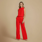 Women’s sleeveless ankle length jumpsuit