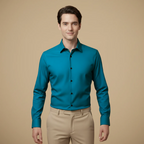 Men’s long sleeve shirt button down fit