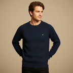 Men's long sleeve crew neck sweater
