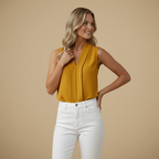 Women’s v-neck sleeveless top
