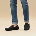 Men's slip on driving loafers with flexible sole