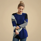 Women's abstract graphic long sleeve top