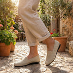 Knit Slip-On Round Toe Flats for Women – Orthopedic Comfort & Support