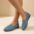 Knit Slip-On Round Toe Flats for Women – Orthopedic Comfort & Support