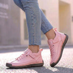 Orthopedic Lace-Up Strap Detail Ankle-Height Sneakers for Women – Supportive & Comfortable Design