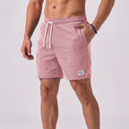 Relaxed Fit Ribbed Drawstring Corduroy Shorts for Men – Casual Comfortable Style