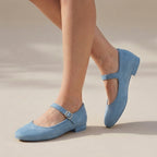 Almond Toe Cutout Mary Jane Flats for Women – Stylish & Comfortable