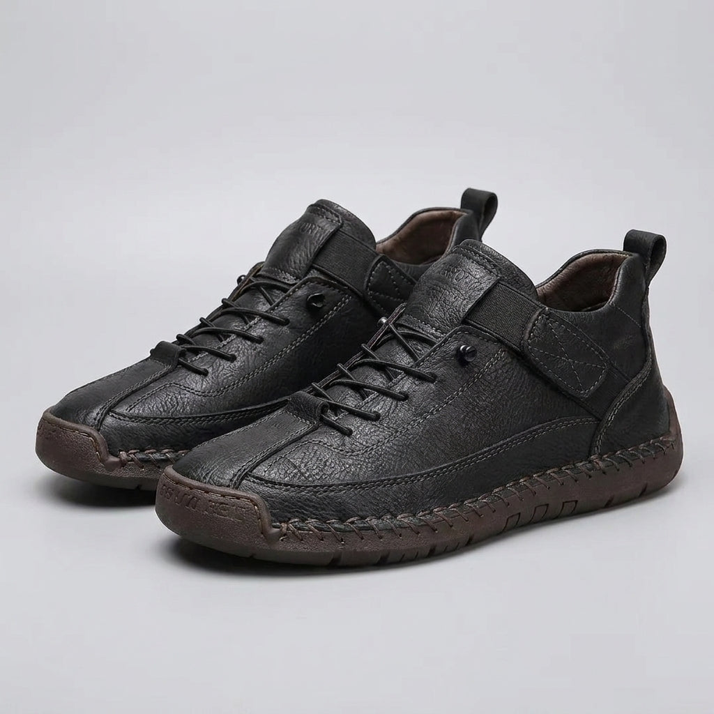 Orthopedic Lace-Up Strap Detail Ankle-Height Sneakers for Women – Supportive & Comfortable Design