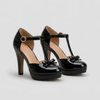 Women's T-Strap Platform Stiletto Heels for Women – Supportive & Stylish Comfort