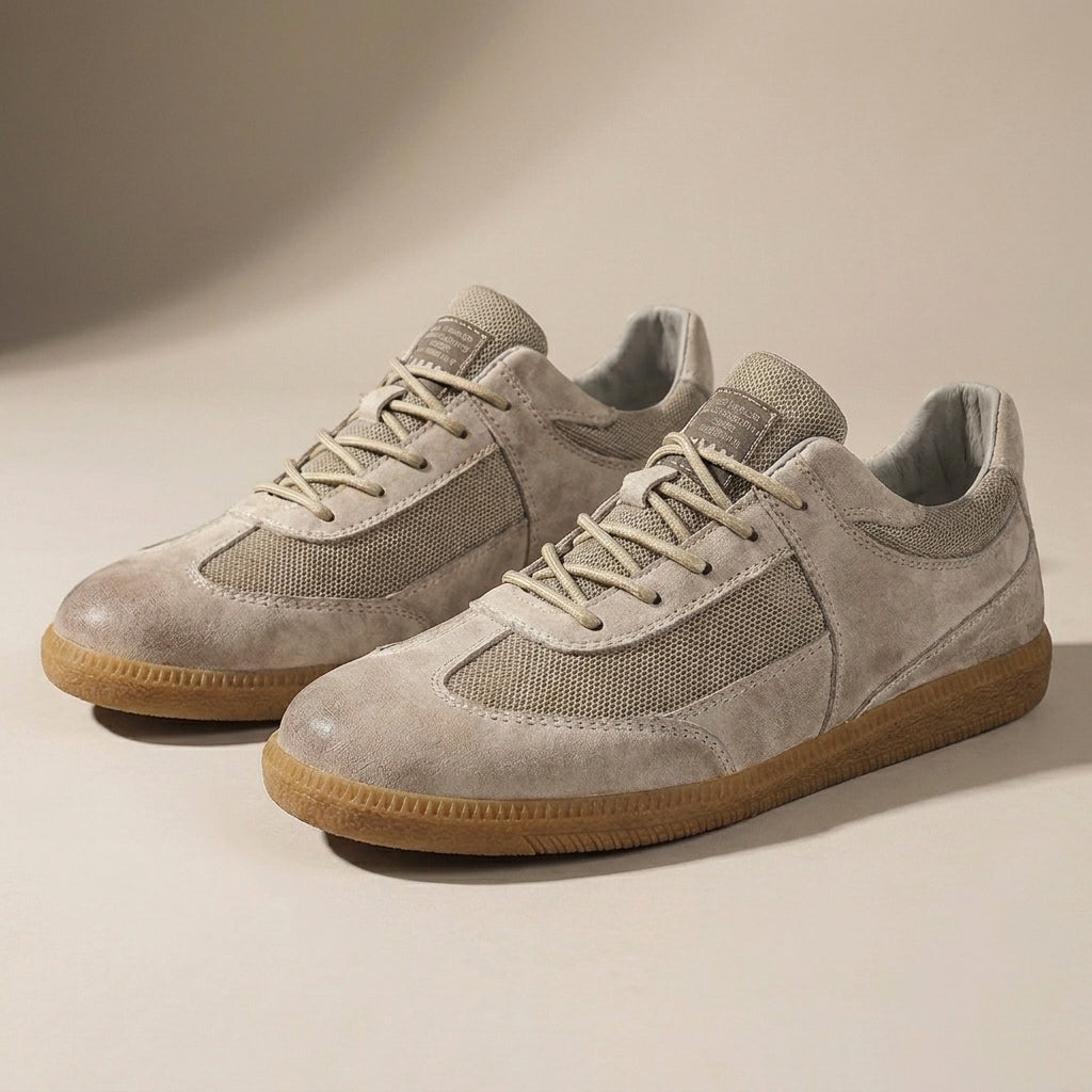 Low-Top Paneled Sneakers for Men – Stylish & Breathable Design