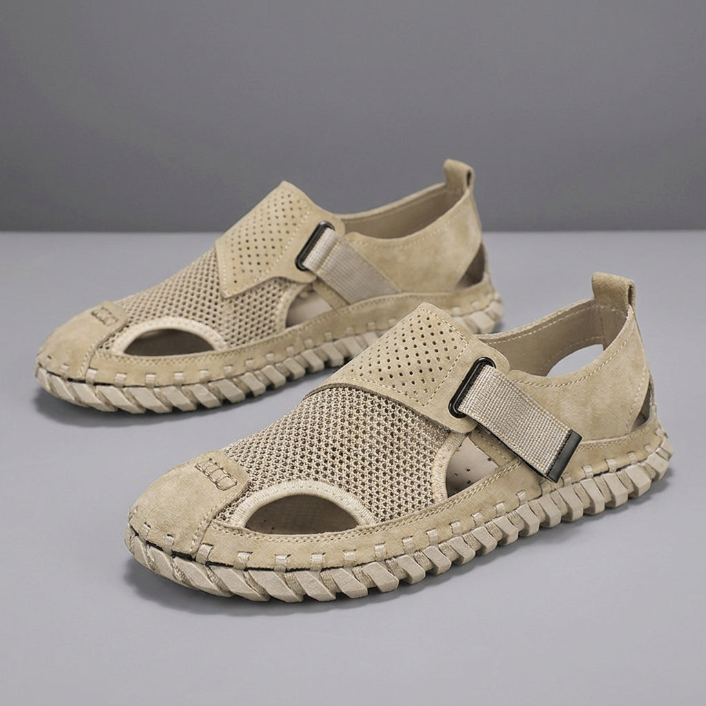 Orthopedic Closed-Toe Fisherman Sandals for Men – Breathable Comfort & Support
