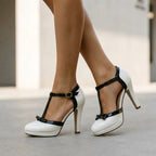 Women's T-Strap Platform Stiletto Heels for Women – Supportive & Stylish Comfort