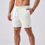 Relaxed Fit Ribbed Drawstring Corduroy Shorts for Men – Casual Comfortable Style