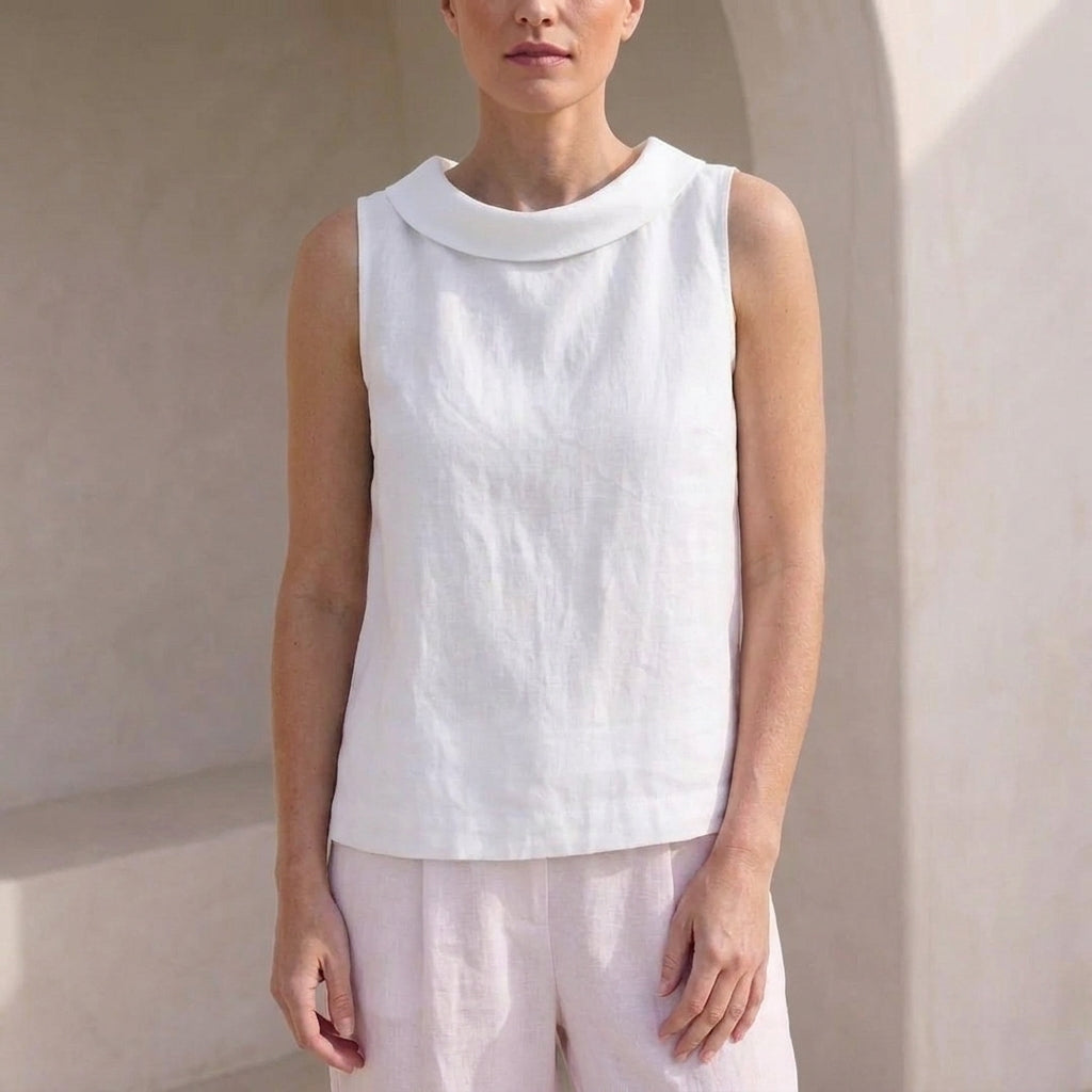 Relaxed Fit Sleeveless Top for Women – Casual Comfort & Breathability
